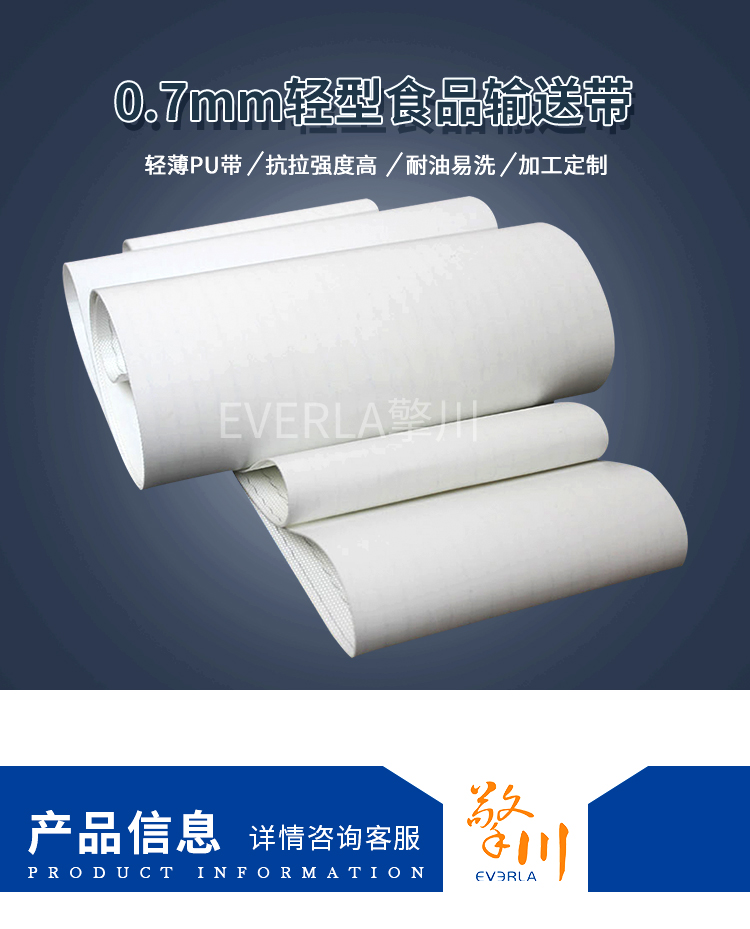 超薄<a href='http://www.ontimecarpet.com/shusongdai/shipin/' target='_blank'><u>食品輸送帶</u></a>