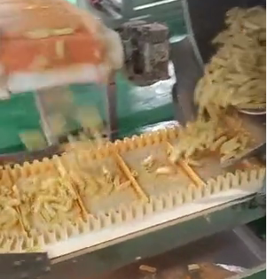 食品級(jí)裙邊<a href='http://www.ontimecarpet.com/shusongdai/xiangjiao/' target='_blank'><u>擋板輸送帶</u></a>