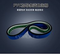 PVC輸送帶加藍布泡棉導條緩沖